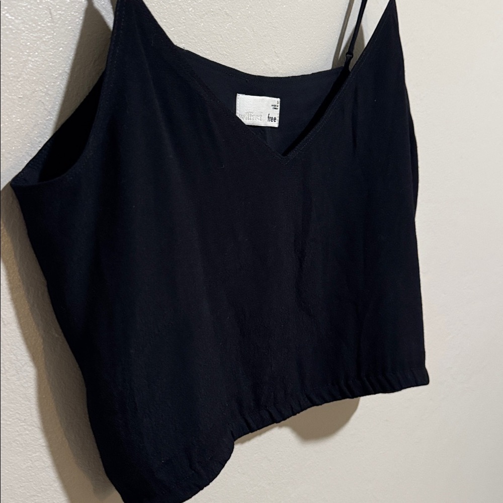 Wilfred Chic Black Spaghetti Strap Top size small - Picture 2 of 7